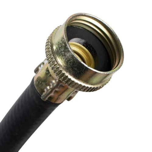 Rubber Washing Machine Hoses (4 Foot - Black) by Kelaro