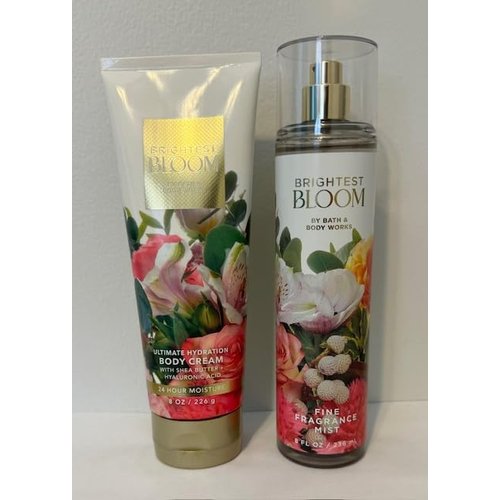 Brightest Bloom 2-piece Body Cream 8 oz & Fragrance Mist 8 fl oz set