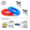 Mosquito Repellent Bracelets 30 Pack, Individually Wrapped Mosquito Repellent Bands, Waterproof Mosquito Repellent Wristbands with 36 Pcs Mosquito Repellent Stickers for Kids Adults Indoor Outdoor