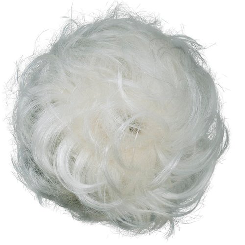 CAISHA 100% HUMAN HAIR Scrunchie Hair Piece Updo Braid Hair Scrunchy Messy Bun Platinum Blonde H312b