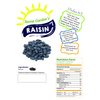 Secret Garden`s Natural California Black Dried JUMBO Fresh Raisins Seedless, Premium Quality, ready to eat resealable bag(1LB)