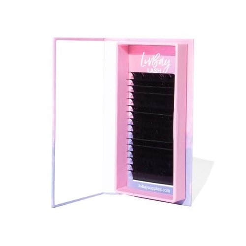 On Cloud 9 | Soft Luxury Matte Black Lash Extensions |.03mm -.18mm / 8mm -17mm | C/D Curl | Volume, Mega, Fan (15mm / 0.03CC)