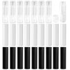 Zenihol Empty Lip Balm Tubes for DIY Lipstick with Leak-proof Caps, 100-Pack Lip Balm Containers BPA Free, White