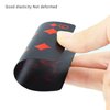 Joyoldelf Waterproof Playing Cards with Unique Pattern & Flower Backing - Cool Black PVC Flexible Classic Magic Poker Tricks Tool