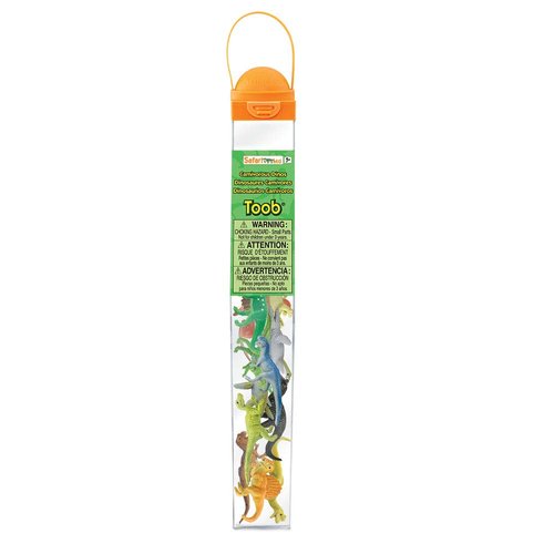 Safari Ltd. Carnivorous Dinosaurs TOOB - Set of 12 Mini Figurines Featuring T-Rex, Spinosaurus, Utahraptor, Allosaurus, Pteranodon, & More - Educational Toy Figures for Boys, Girls & Kids Ages 3+