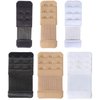 SAMGU 6 Pieces Women's Bra Extenders 2 Hook / 3 Hook Stretchy Bra Extension Strap (one size, 2 Hook 1/2 Inch & 3 hook 3/4 Inch)