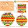 108 Pcs Fiestas Decorations for 36 Guests, Mexican Fiestas Tableware Set Fiestas Dessert Plates Napkins, Mexican Theme Party Supplies for Carnivals Event Birthday Dia De Muertos Festival