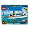City Great Vehicles Diving Yacht Toy Boat, Building Sets for Kids