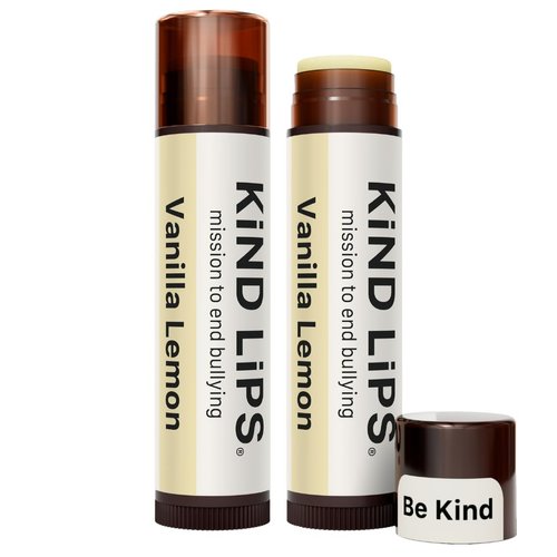 USDA Organic Vanilla Lemon Lip Balm 2 Pack – 100% Natural, Hydrating Lip Care with Beeswax – Moisturizing Balm for Dry, Chapped Lips, Non-Toxic Chapstick for Women, Men, Kids, Sensitive Skin