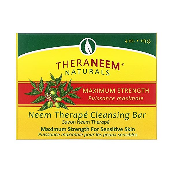 Maximum Strength Neem Oil Soap Organix South 4 oz Bar Soap