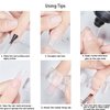 DRDS 10Pcs Nail Tips Clip for Quick Building Polygel nail forms Nail clips for polygel Finger Nail Extension UV LED Builder Clamps Manicure Nail Art Tool
