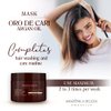 AMAZONICA BELEZA Oro de Cari Hair Mask, Intensive Hydration for Dry Hair with Argan Oil and Vitamin E, Professional Line, 10 Oz