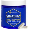 NATURAL STACKS Creatine Monohydrate Pills 2500mg - Maximum Absorption Formula w/Himalayan Salt & Fenugreek | Supports Brain Health, Endurance & Muscle Building - 120 Creatine Capsules