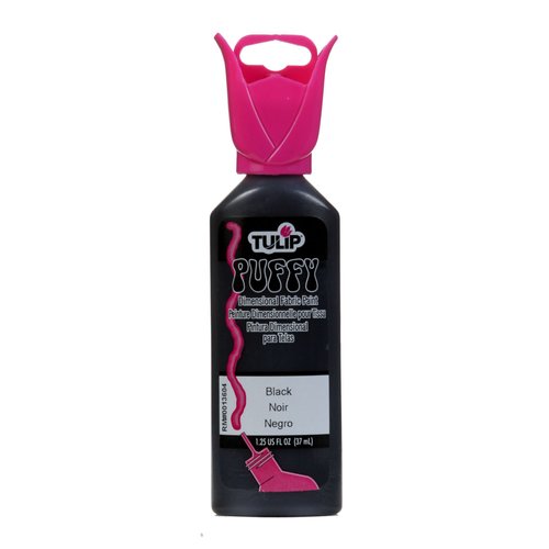 Tulip Dimensional Fabric Paint 1-1/4 Ounces-Puffy-Black
