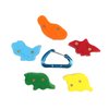 Atomik Rock Climbing Holds Set of 5 Screw-On Dinosaur Footholds in Assorted Bright Tones