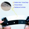 36 Pieces Black Hole Punch Lace Wig Tape Double-Sided Waterproof Adhesive Tape for Lace Wig Toupee Hairpiece (Black with Hole) …