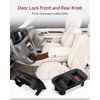 JUWEVAZU 75397 Door Lock Switch Fit for Cadillac Escalade ESV EXT Chevrolet Avalanche Silverado Classic Suburban Tahoe GMC Sierra Yukon SLT SLE XL Door Lock Front and Rear Knob Replace 15172121 2PCS