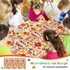 SICOHOME Thanksgiving Coloring Tablecloth for Kids - 100x49 inch Giant Thanksgiving Coloring Poster Art Craft for School Classroom Thanksgiving Activities Party Supplies