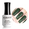 RARJSM Hunter Green Gel Polish, Emerald Green Nailpolish Soak Off UV LED Forest Green Nail Gel Polish Nail Art Starter Manicure Salon DIY at Home