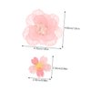 Beatifufu Hair Clips, 7pcs Cherry Blossom & Pink Camellia Flower Hairpins, Hair Barrettes for Women & Girls, Floral Duckbill Hair Clips, Hair Jewels, Pink