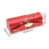 yueton 4 Pack Chinese Style Brocade Lipstick Case Unique Woven Satin Lipstick Holder Lipstick Box with Mirror for Women, Random Colors
