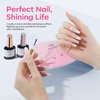 Modelones UV Light for Gel Nails with UV Gloves, 48 W Nail Dryer with 3 Timer Settings, Nail Lamps for Gel Polish, Professional UPF99+ UV Protection Gloves for Nail Art Manicure