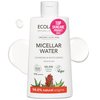Micellar Water Cleansing & Moisturizing Organic Aloe Vera - 98.8% Natural Ingredients, Vegan Certified Micellar Water Makeup Remover for All Skin Types - 8.5 Fl Oz / 250ml - (package may vary)