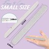 Professional Disposable Zebra Nail Files 100/180 Grit 5" Double Sided Emery Board Manicure Pedicure Tools 50Pcs