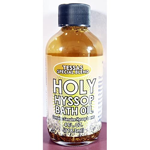 MW 1 PIECE TESSAS SPECIAL HOLY HYSSOP BATH OIL 4 OZ.-118 ML