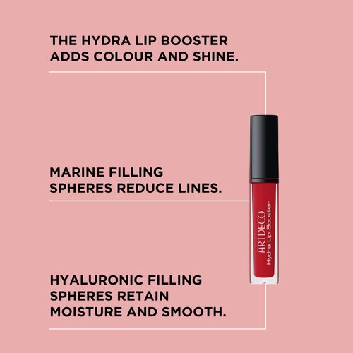 ARTDECO Hydra Lip Booster - Translucent Skipper’s Love - Hydrating Lip Gloss - Boosting Effect - Color Hint & Beautiful Shine - Non-Sticky Finish - Lip Care - Lip Oil - Makeup - Hyaluron - 0.21 Fl Oz