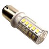 HQRP Dual Contact Bayonet Base Ba15d LED Bulb, Cool White 6300-7000K 32 LEDs SMD 12-24 Volt DC, Navigation and Anchor Light, Interior RV Camper Marine Boat Trailer Lights