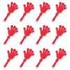 Beistle 12-Pack Red Plastic Hand Clappers Noismakers, 7-1/2-Inch, 7.5 Inches