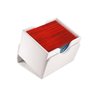 Sidekick 100+ XL Convertible Deck Box | Sideloading Card Storage with Removable Cover Clips Holds 100 Double-Sleeved Cards in Extra Thick Inner Sleeves White Color Made by Gamegenic (GGS20119ML)