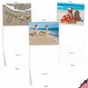 The Best Card Company - 10 Thank You Christmas Cards with Envelopes - Boxed Gratitude Assortment, Xmas Holiday Cards (4 x 5.12 Inch) - Season's Beachin M6651XTB