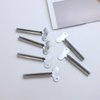 Azure Zone, 10 Pcs Stainless Steel Toothpaste Tube Squeezers Key Roller Tube Creams Paint Squeezer Tool for Bathroom Hair Dye Cosmetic