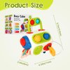 Mignonlique Activity Cube, Busy Cube for Children Over 18 Months, Travel Toys for Toddlers 1-3, Montessori Toys, 10 in 1 Multi-Functional Busy Board, Children's New Year's First Birthday Gift.