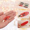 6Pcs Christmas Hair Clips Colorful Xmas Hair Clip Santa Claus Alligator Clips Snowflake Hairgrips Glitter Barrettes Hairpin Design Woman Girls Hair Accessories for Winter Christmas Party