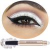 OVIQERKI 18 color eyeshadows stick shimmer,Highlighter waterproof eyeshadow pen,Colour pop eye makeup (Pearl White #01)