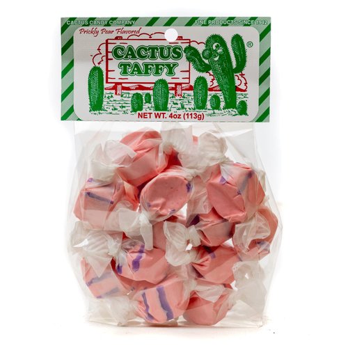 Cactus Candy Company - Prickly Pear Taffy | A Unique Sweet Treat Made in Arizona (4oz)