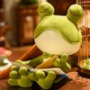 TZMAPU Soft Big Head Frog Plush Toy, Long Legged Frog Plush Pillow, Cute Wacky Green Plush Stuffed Animal,Dolls Suitable for Gift Giving (Green-27in)