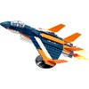 LEGO® Creator 3in1 Supersonic Jet 31126 Building Kit; Build a Jet Plane and Rebuild It into a Helicopter or a Speed Boat Toy