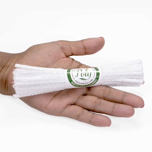 Polykarmatic 176 Count Soft Bristle Pipe Cleaners Chenille - Cotton with Steel Wire - Crafts Project - glass ceramic tobacco pipe cleaners