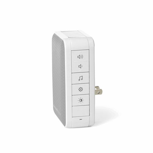 Honeywell Home RDWL313P2000 Doobell Plug-in Wireless Doorbell & Push Button-3 Series, Gray