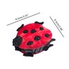 Novelty Ladybug Hair Clip,Acetate Claw Clips,Hair Clips for Women,Red