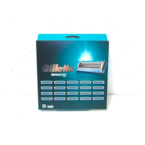 Gillette Mach3 Men's Razor Blades, Pack of 20 Refill Blades