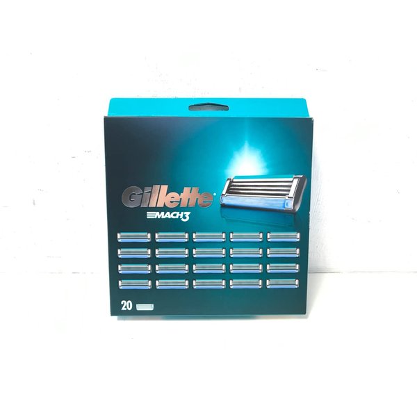 Gillette Mach3 Men's Razor Blades, Pack of 20 Refill Blades