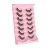 Cat Eye Lashes Natural Eyelashes 16MM False Eyelashes Wispy Thin Band Eyelashes 3D Volume False Lashes Soft Strip Lashes Pack C Curl Natural Eyelashes Fake Lashes 7 Pair EVENTILL