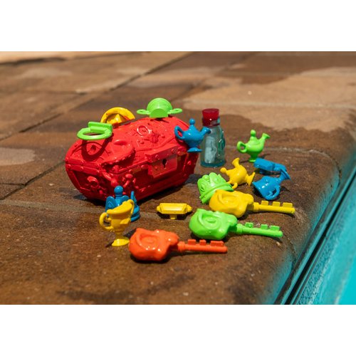 Wahu Mystery Key Treasure Challenge Pool Diving Toy Set for Kids Ages 5+, Underwater Treasure Chest and Key Diving Search Game for Pool