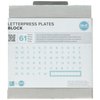 We R Memory Keepers 0633356037491 Printing Plate Letter Press-Block Set (67 Pieces)