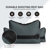 Twod Outdoor Shooting Rest Bags Target Sports Shooting Bench Rest Front & Rear Support SandBag Stand Holders for Gun Rifle Shooting Hunting Photography - Gray